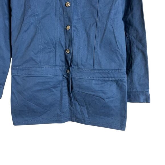 Zara blue long sleeve jean dress. Size small - Picture 5 of 7